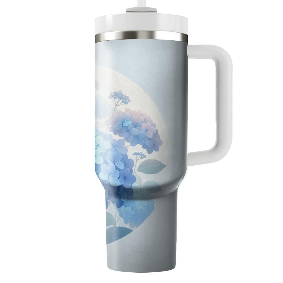 Dreamy Blue Hydrangea  Unique Tumblers