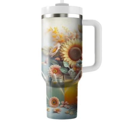 Spring Sunshine & Blooms  Travel Tumblers