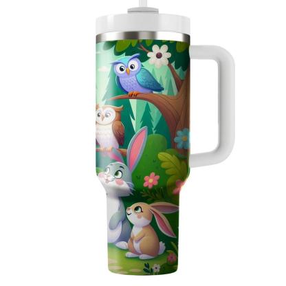 Whimsical Fox & Friends  Tumblers With Lids