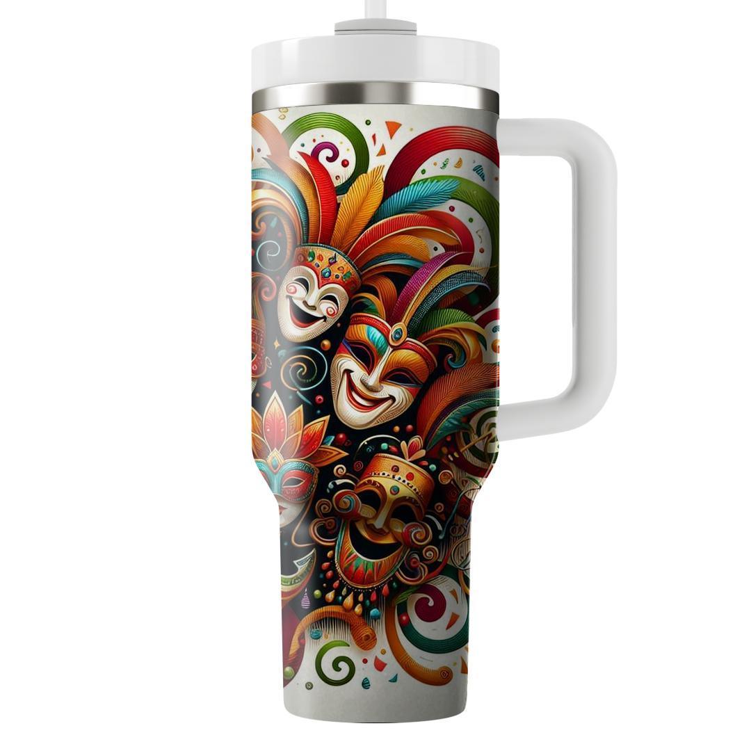 Festival Of Masks - A Cultural Carnival  Tumbler Cups