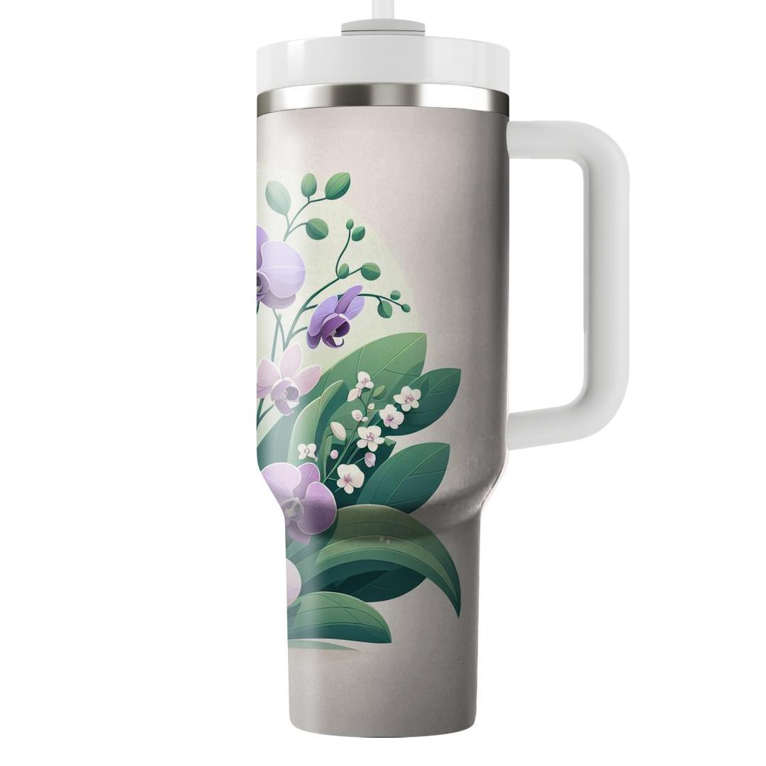 Serene Orchid Breeze  Unique Tumblers