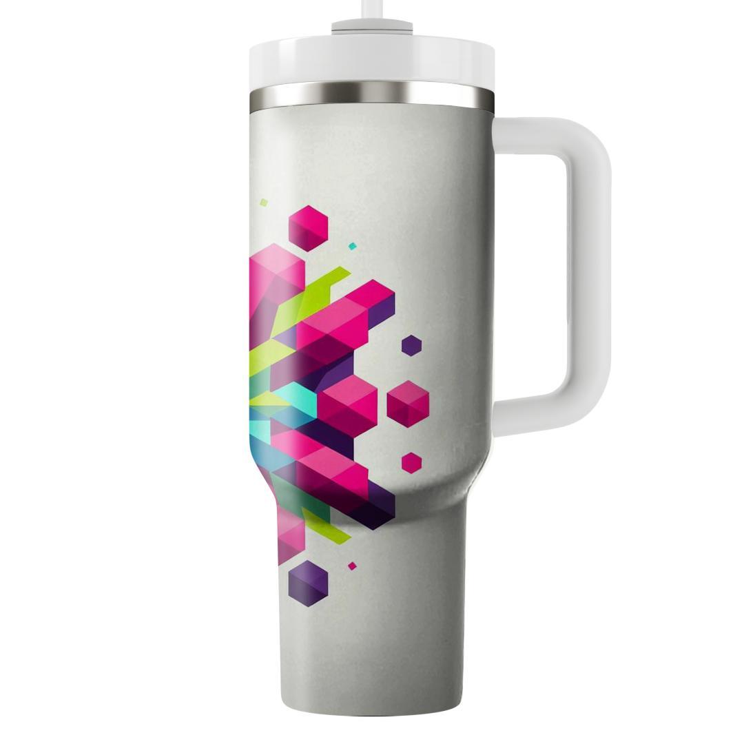 Prismatic Hexagon Burst  Tumblers For Gifts