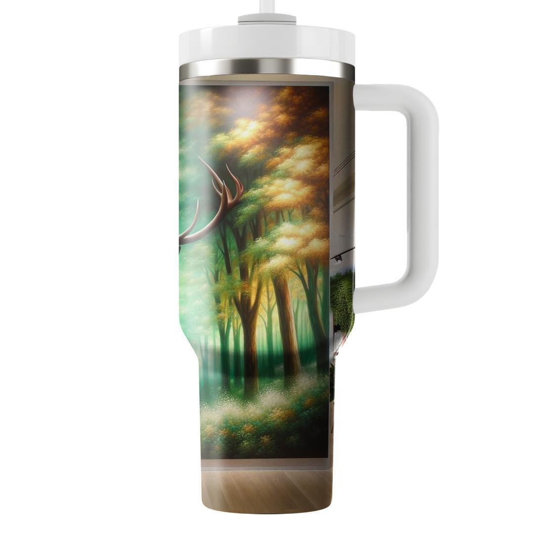 Elegant Stag Majesty  Travel Tumblers