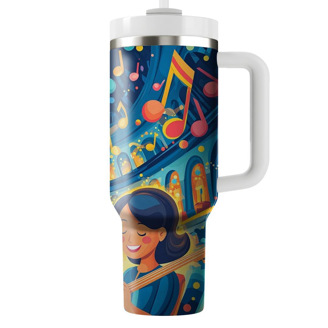 A Symphony Of Support: The Harmony Of A Mother’s Love Tumblers With Lids