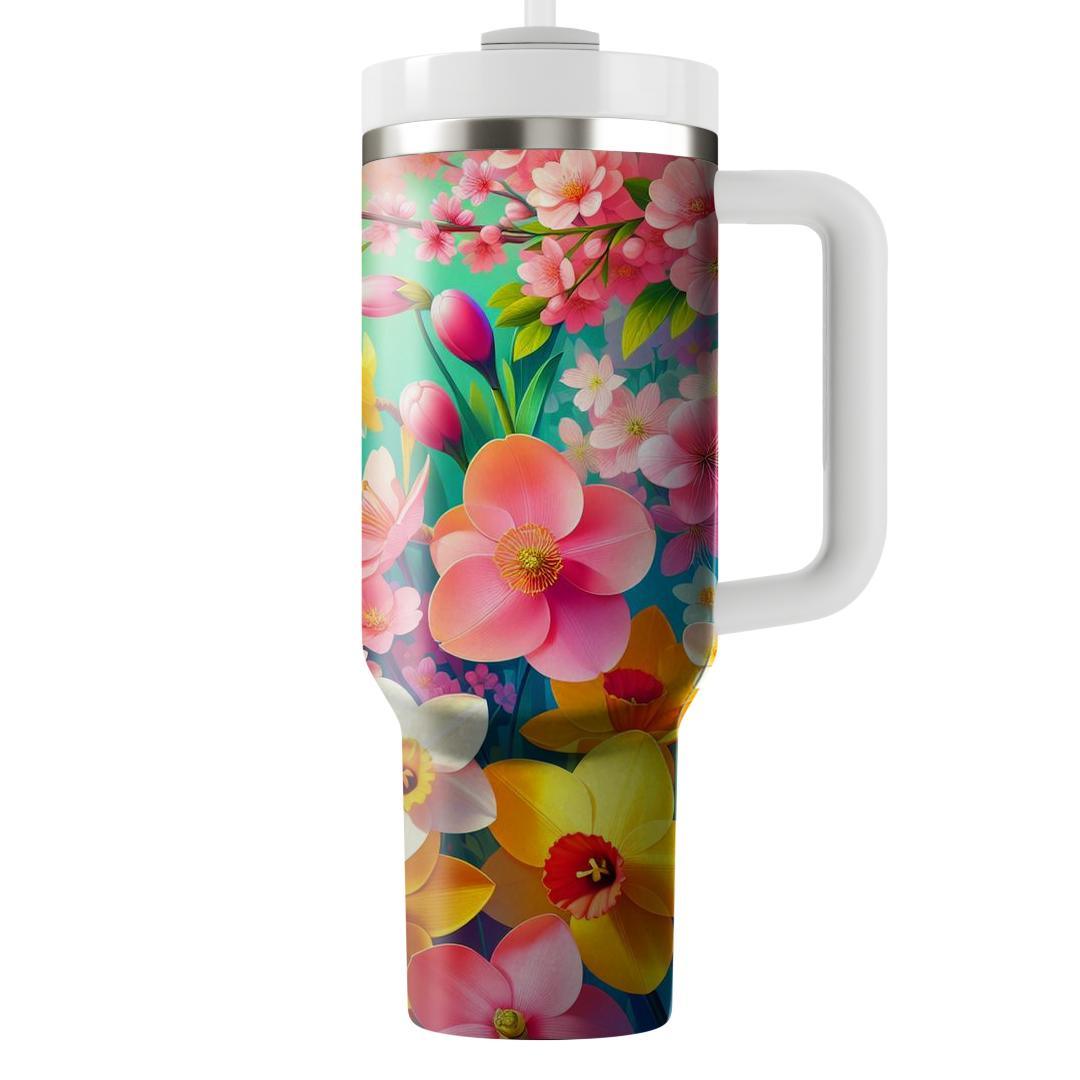 Springtime Blossom Celebration  Unique Tumblers