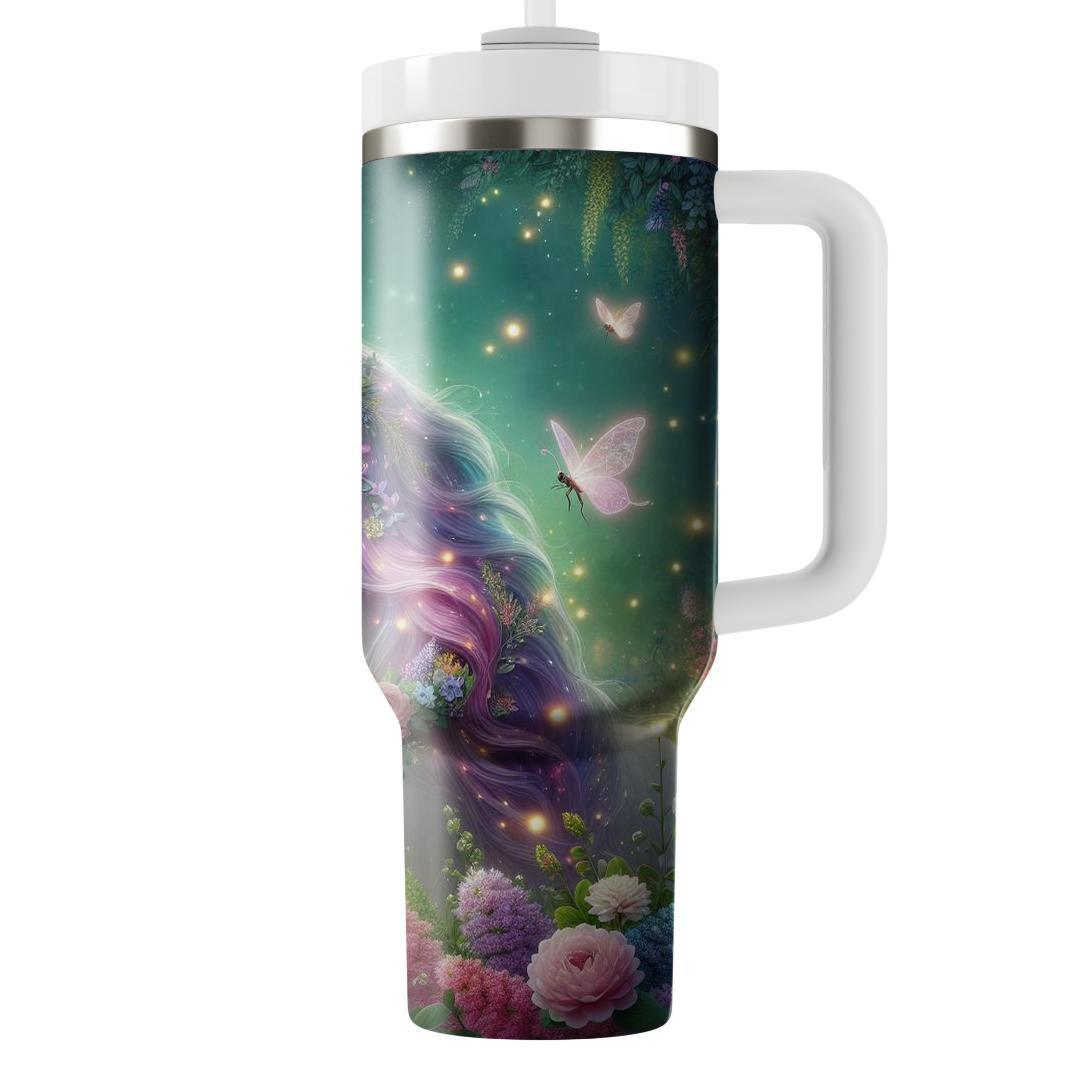 Mythical Unicorn Garden  Personalized Tumblers