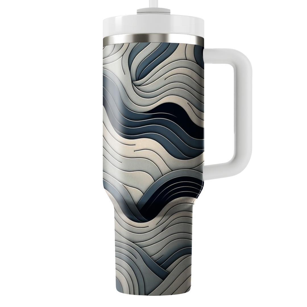Sleek Modern Wave  Tumblers For Gifts