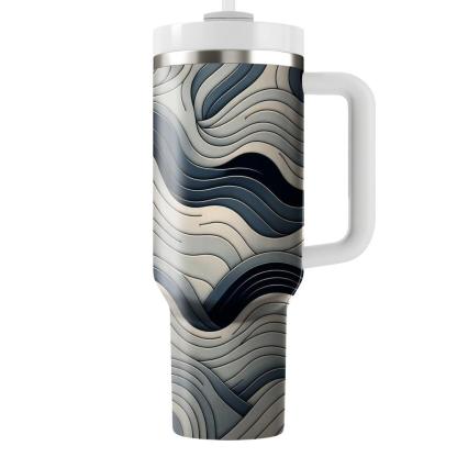 Sleek Modern Wave  Tumblers For Gifts