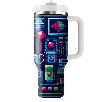 Electric Arcade Rush  Personalized Tumblers