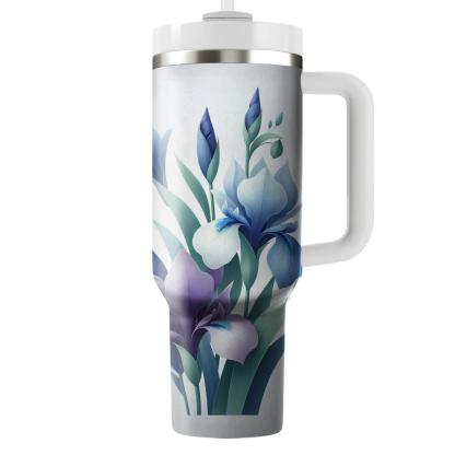 Serene Iris Symphony  Insulated Tumblers
