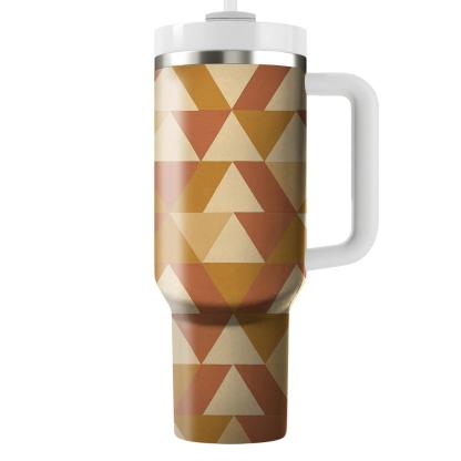 Triangular Desert Mirage Unique Tumblers