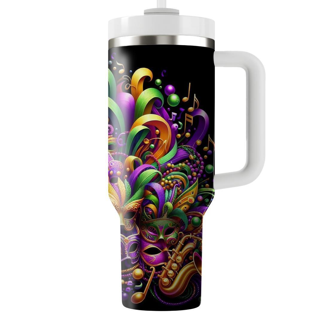 Carnival Vibes - Mardi Gras  Tumblers With Lids