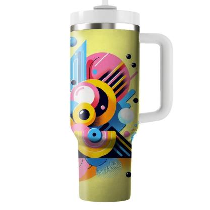 Abstract 80s  Personalized Tumblers