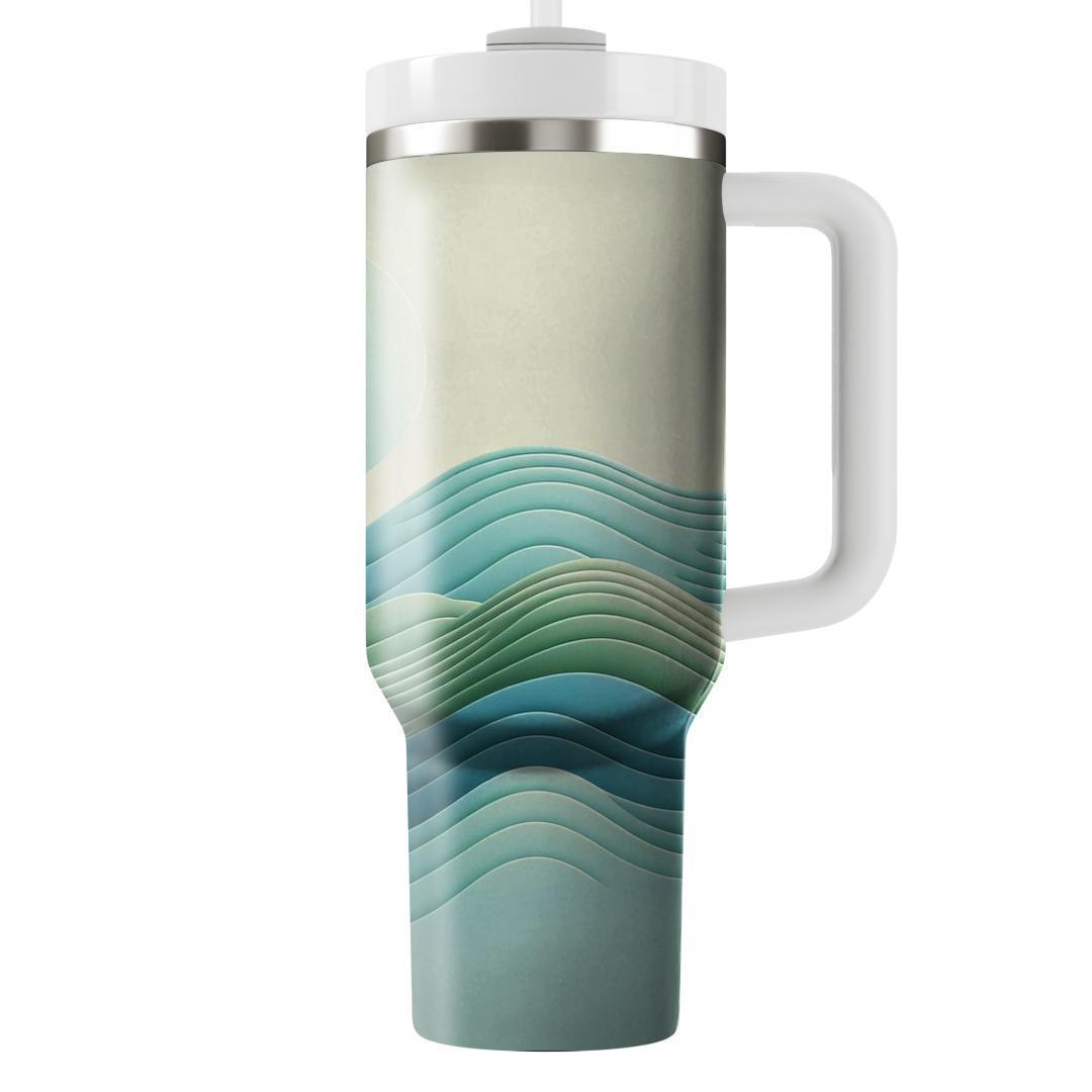 Timeless Harmony Waves  Travel Tumblers