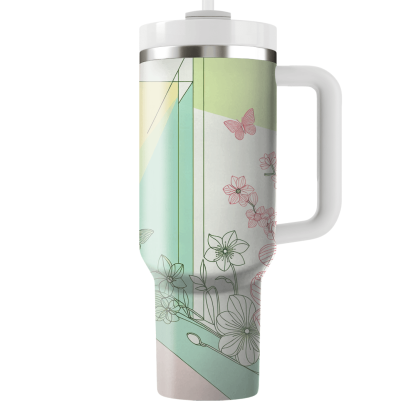 Spring Radiance  Unique Tumblers