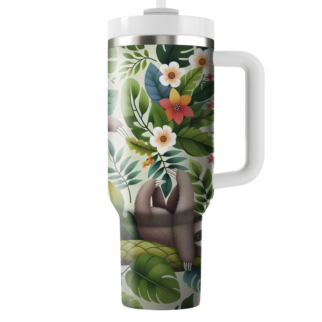 Dreamy Sloth Sanctuary  Travel Tumblers