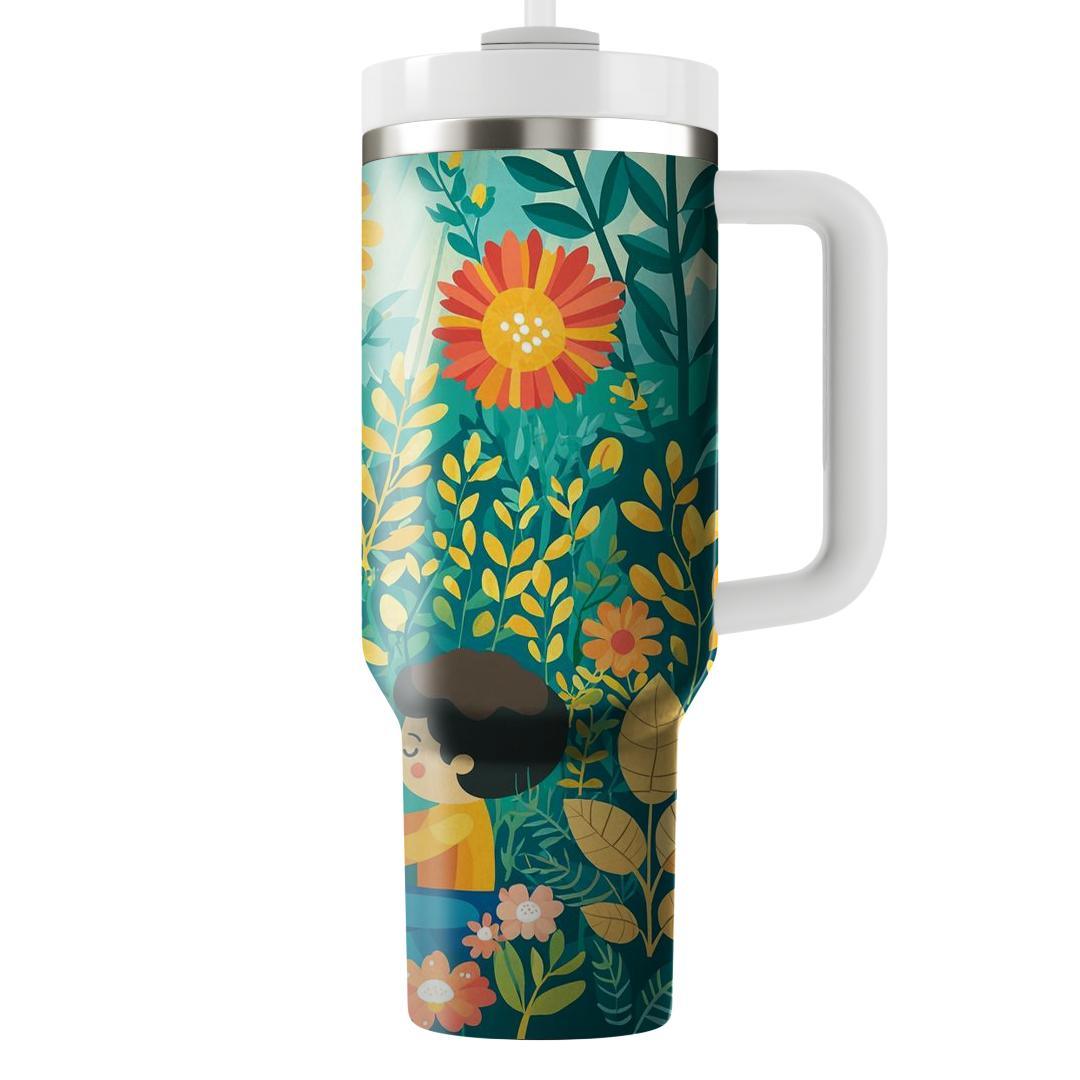 The Garden Of Wisdom: Cultivated By A Mother’s Care Tumblers With Lids