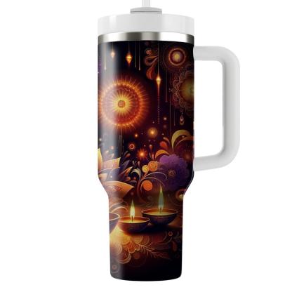 Melody Of Lights - Festival Of Diwali  Tumblers With Lids