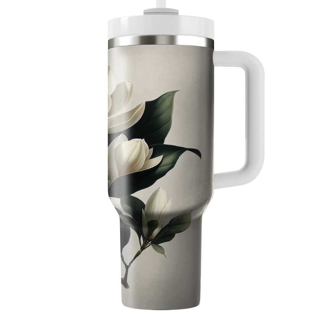 Elegant Magnolia  Tumbler Cups