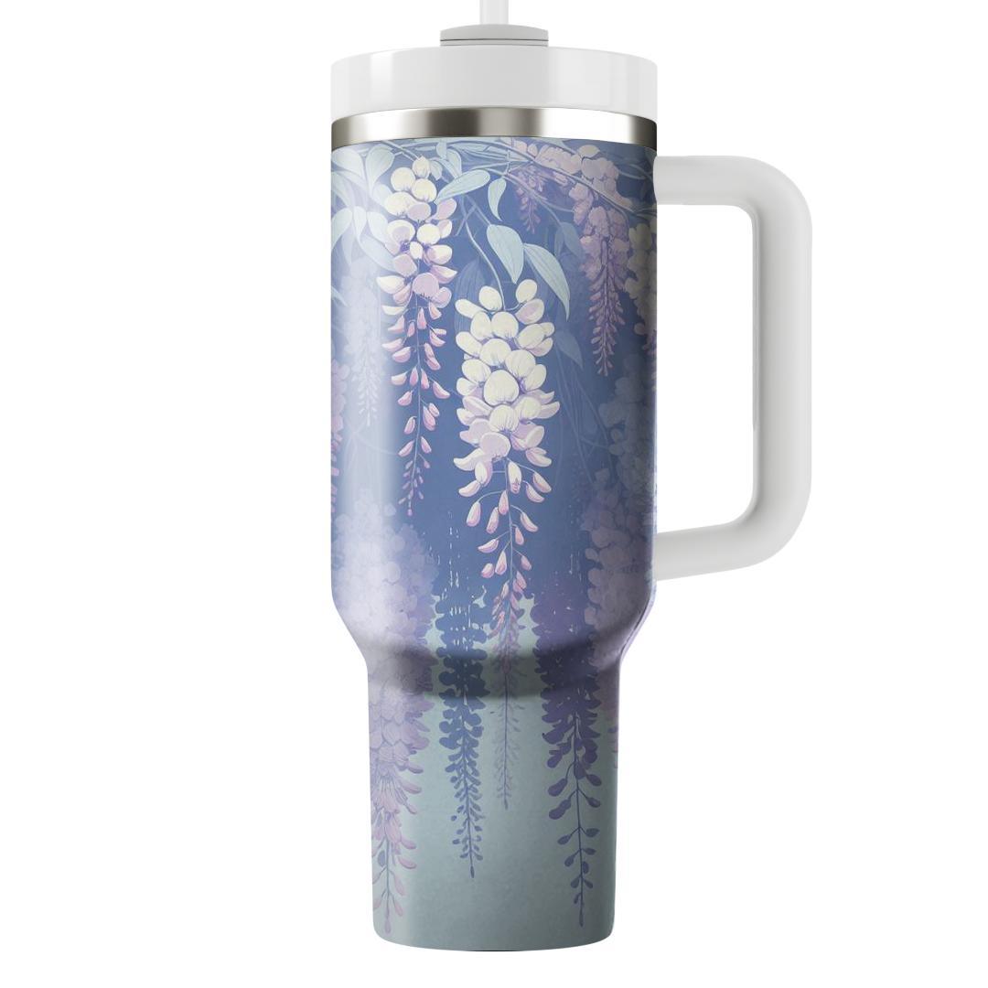 Cascading Wisteria Charm  Unique Tumblers