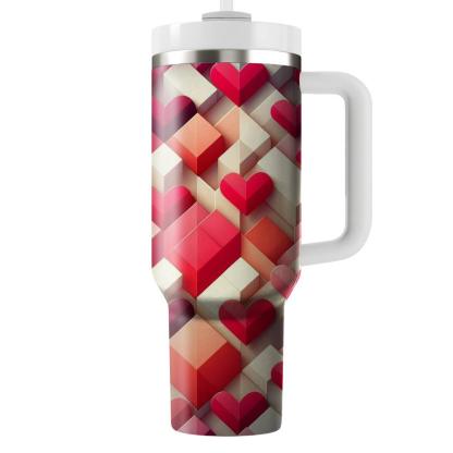 Charming Heart Motif  Tumblers For Gifts