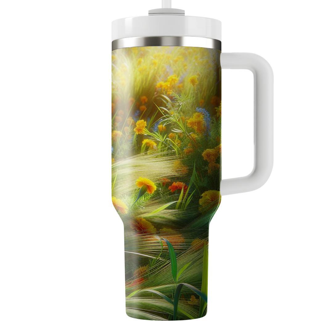 Marigold Meadow Delight  Tumbler Cups
