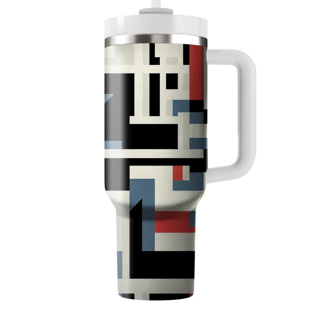 Bauhaus Line Art  Travel Tumblers