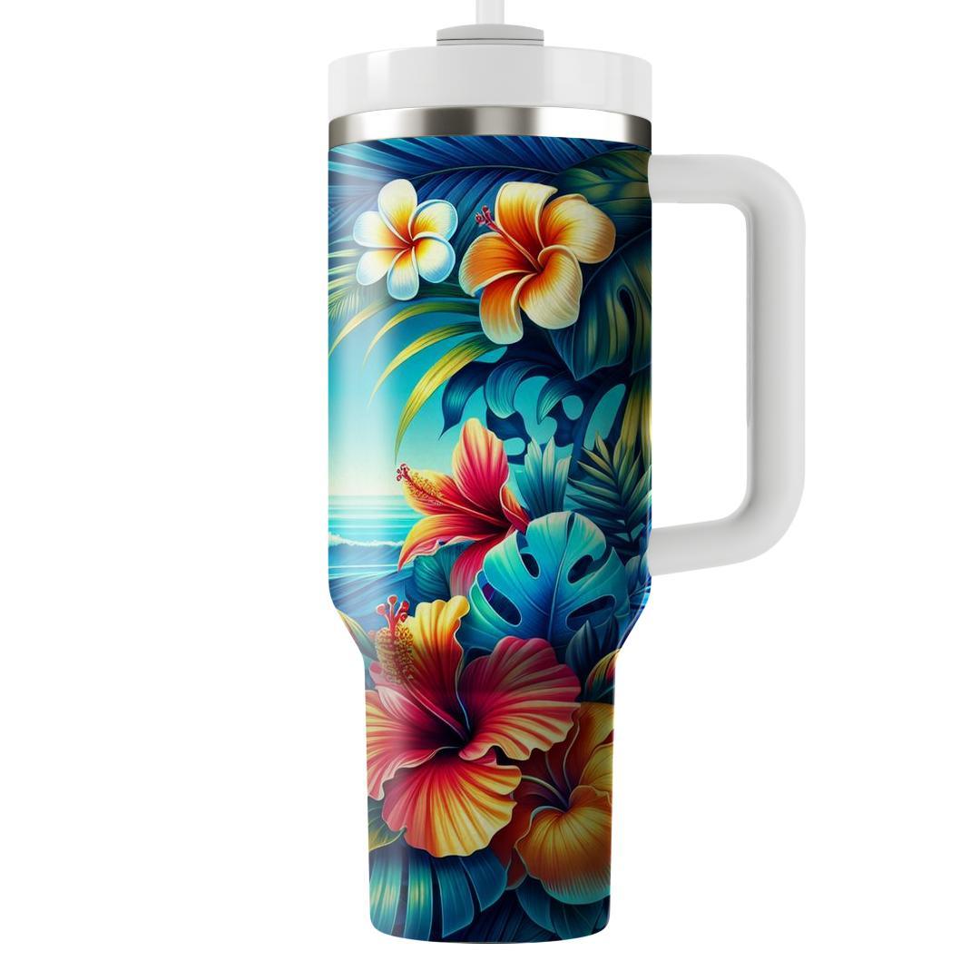 Tropical Blooms Delight  Tumblers For Gifts