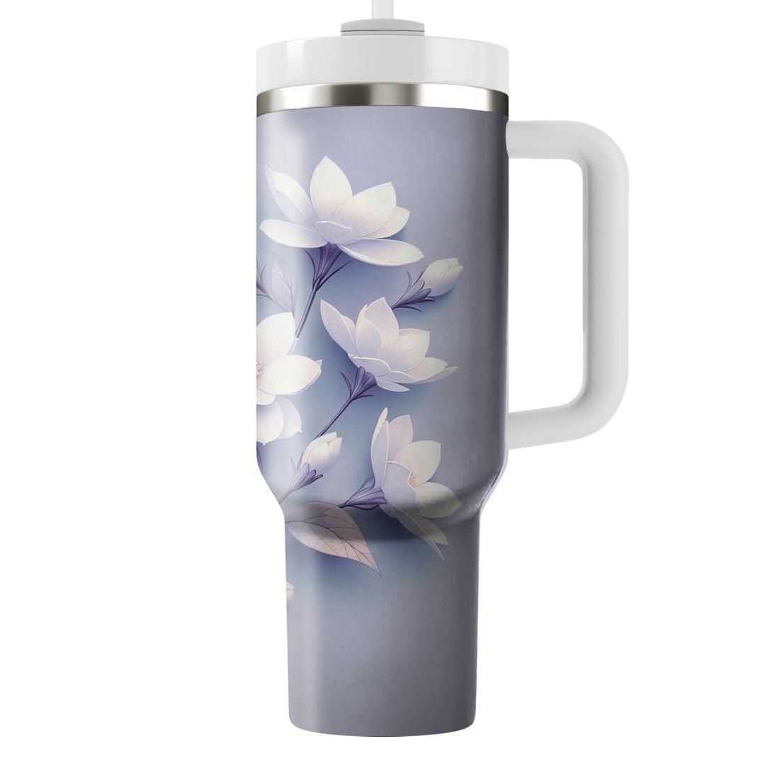 Blooming Jasmine Whispers  Insulated Tumblers