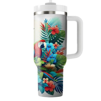 Playful Parrots  Insulated Tumblers