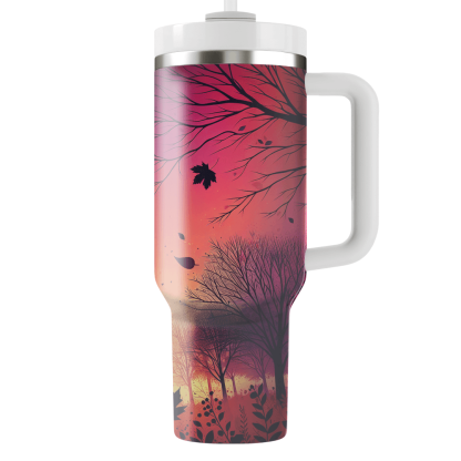 Autumn Sunset Bliss  Tumblers With Lids