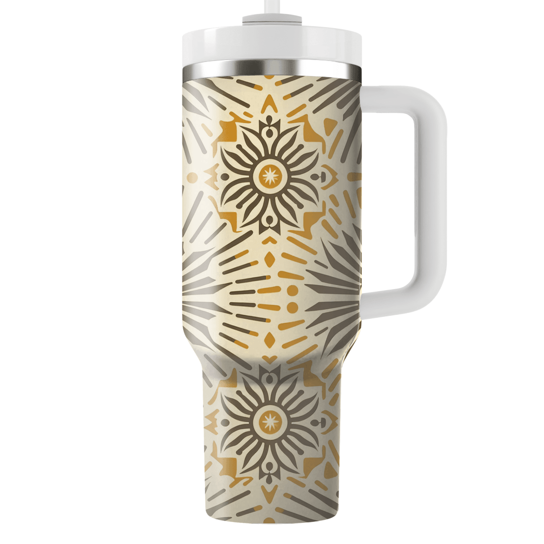 Retro Sunburst  Decorative Tumblers