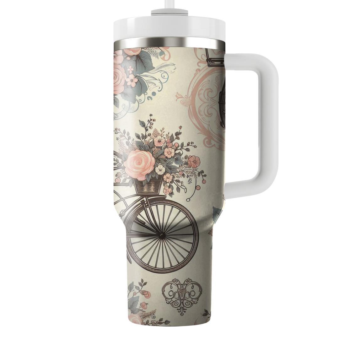 Charming Vintage Bicycle  Custom Tumblers
