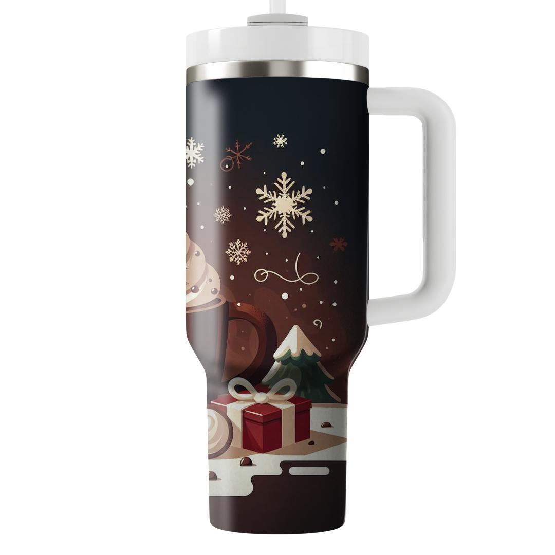 Winter Cocoa And Cookies  Tumbler Cups