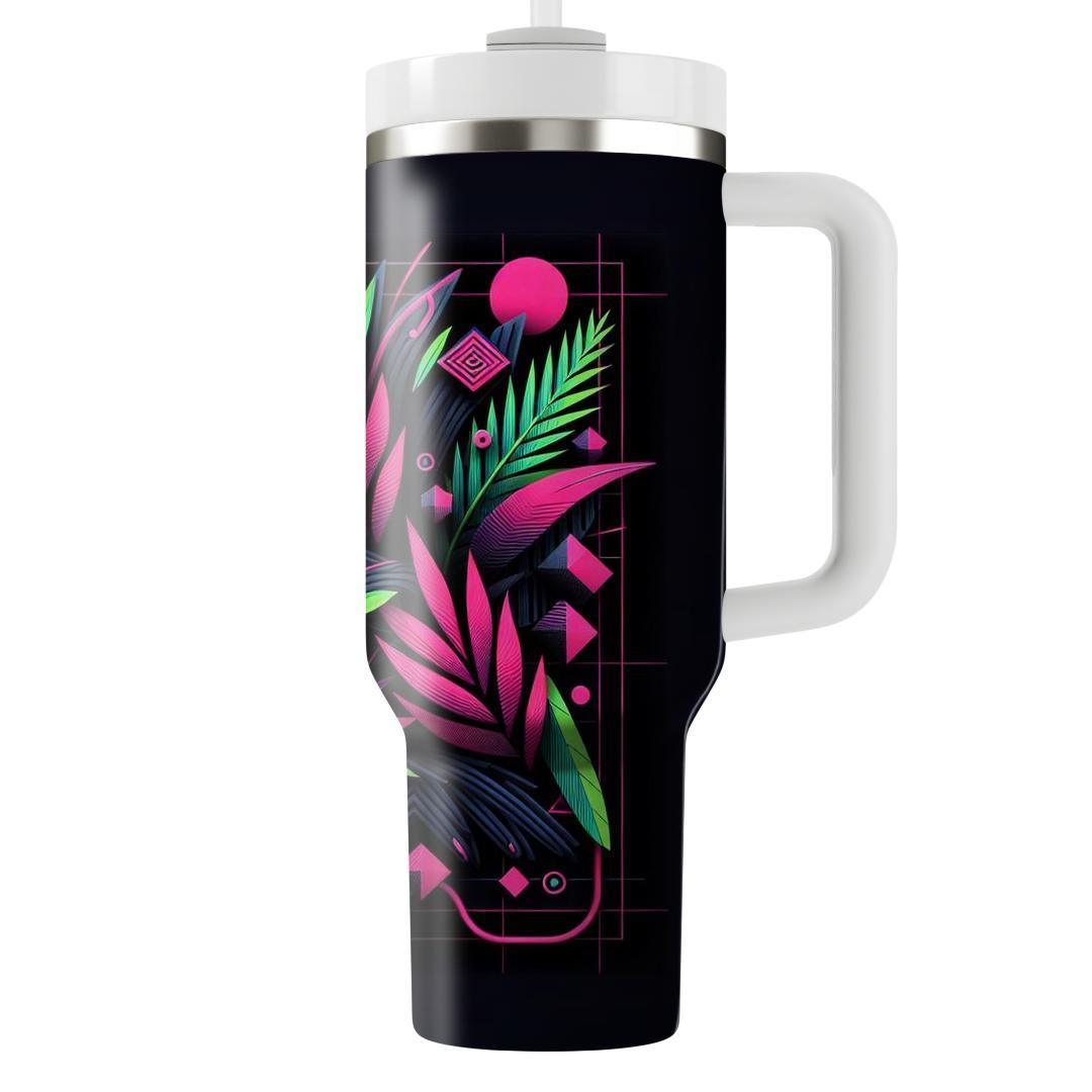 Neon Jungle Jam  Personalized Tumblers