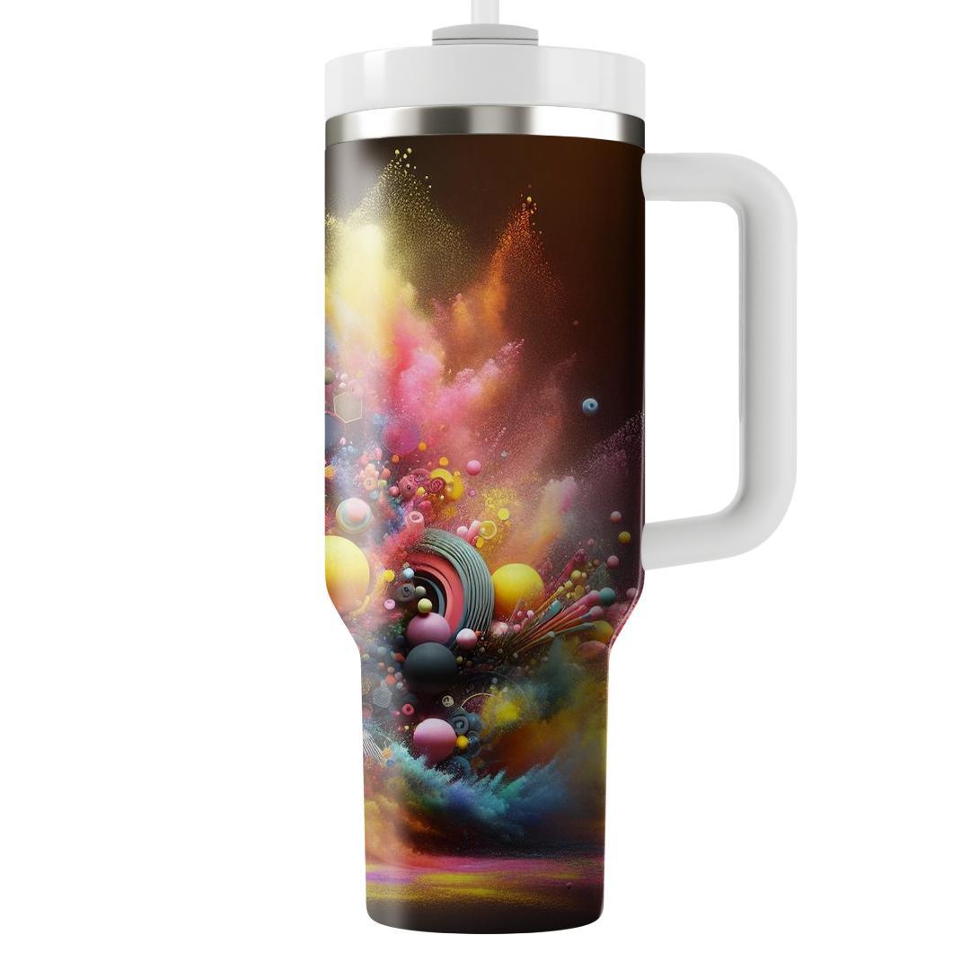 Joyous Fusion - A Festival Of Colors  Tumbler Cups