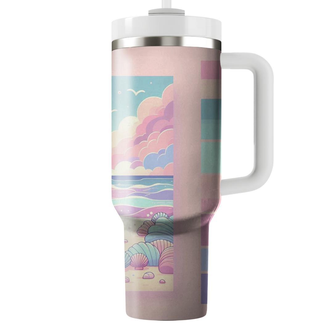 Summer Pastel Paradise  Travel Tumblers