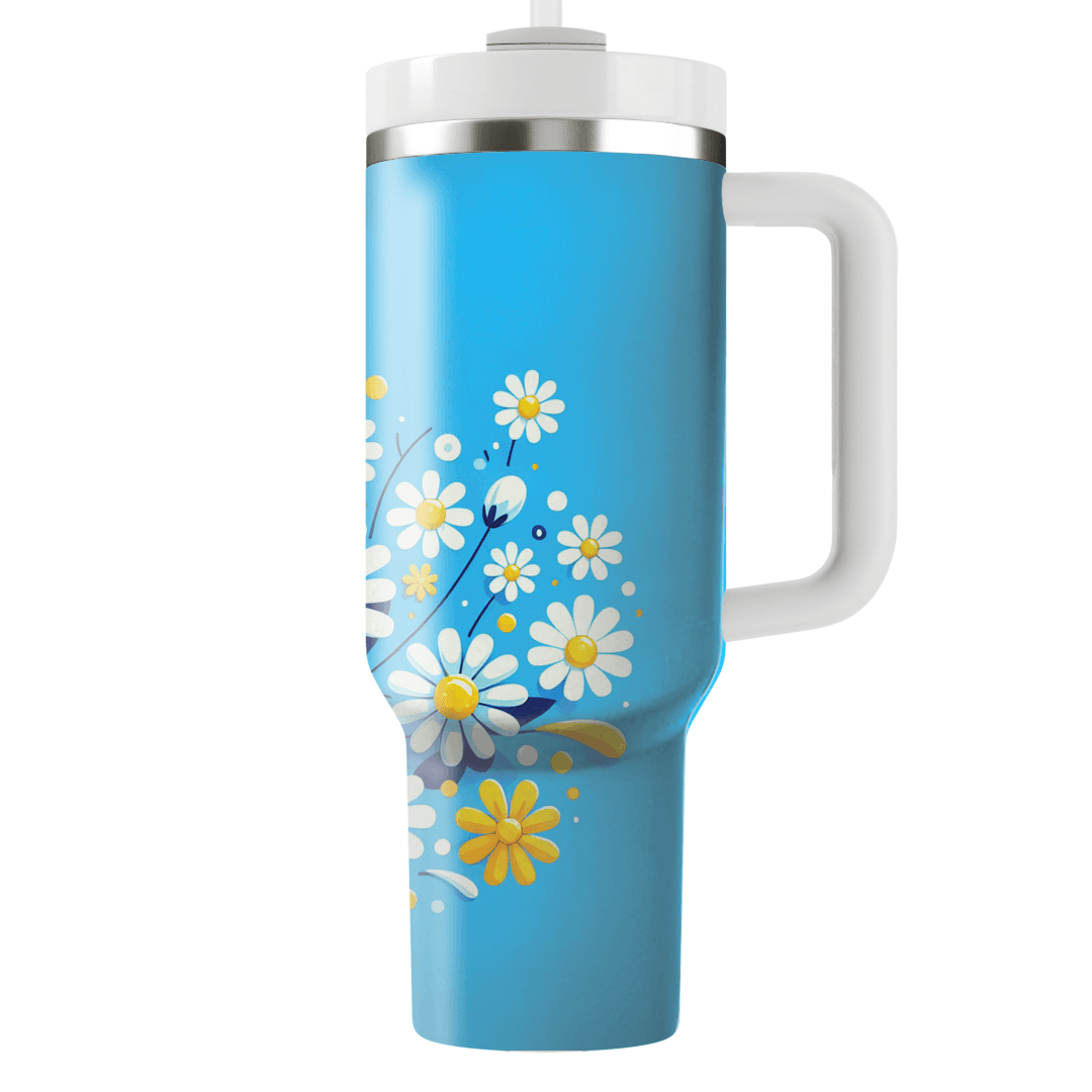 Charming Daisy Dreams  Tumblers With Lids