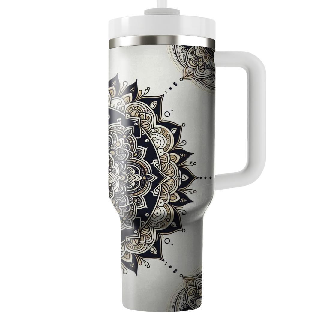 Symmetrical Mandala Fusion  Tumblers For Gifts