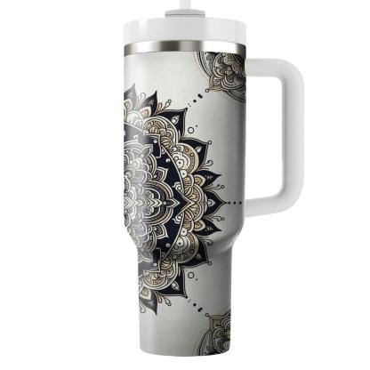Symmetrical Mandala Fusion  Tumblers For Gifts
