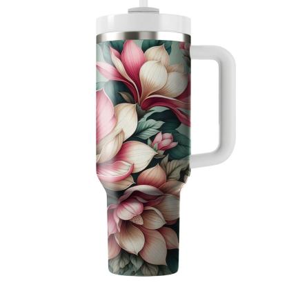 Joyful Magnolia  Insulated Tumblers