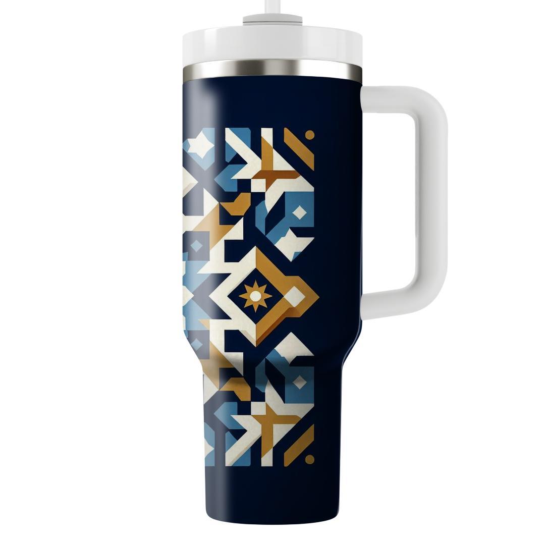 Intricate Moroccan Mosaic  Custom Tumblers