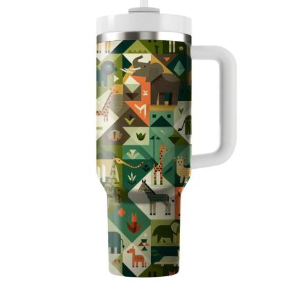 Charming Animal Safari  Tumblers For Gifts