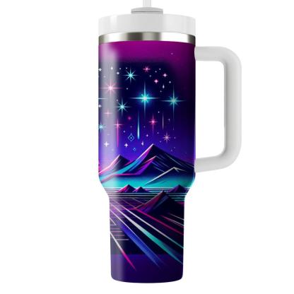Starry Neon Dreams  Personalized Tumblers