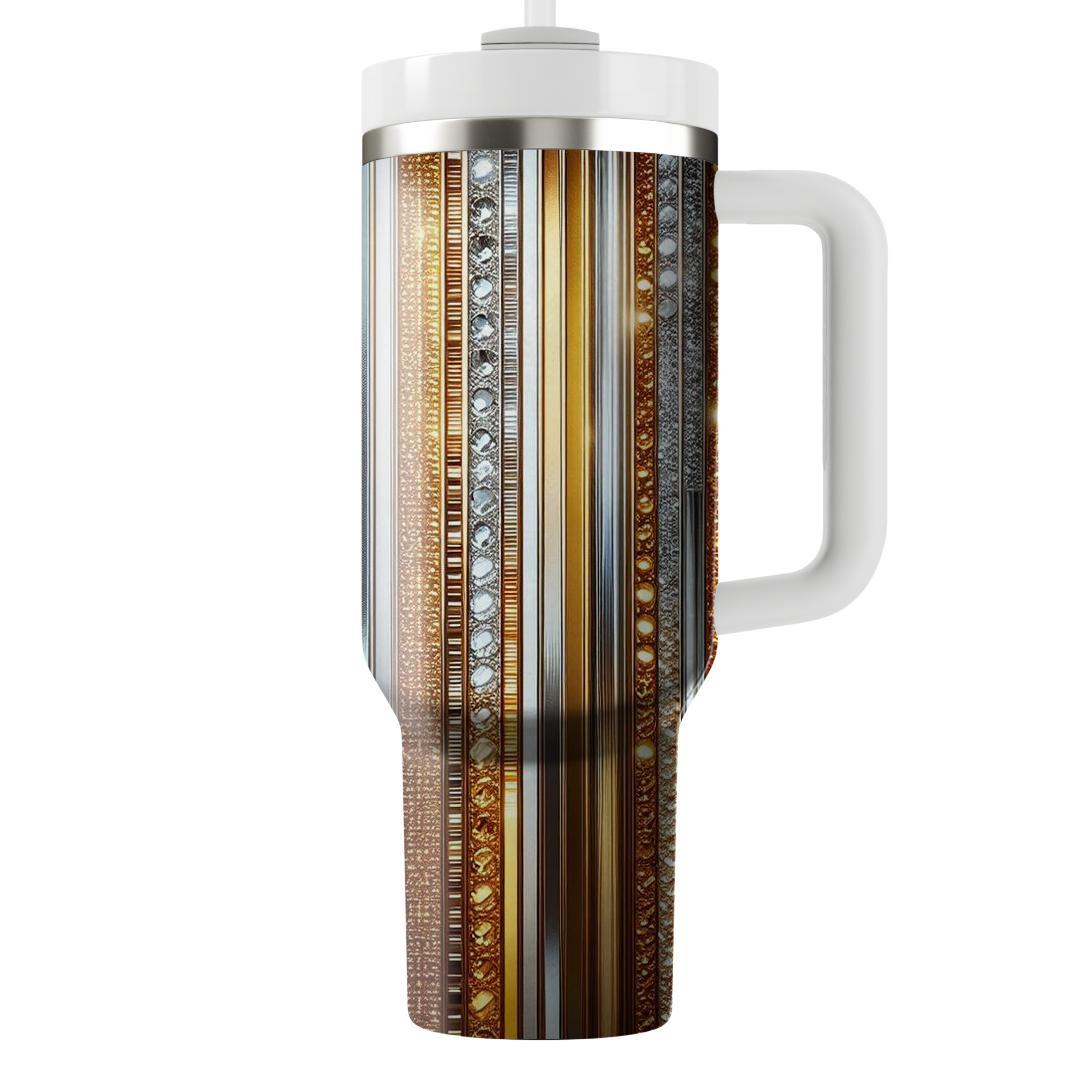 Dazzling Disco Stripes  Decorative Tumblers