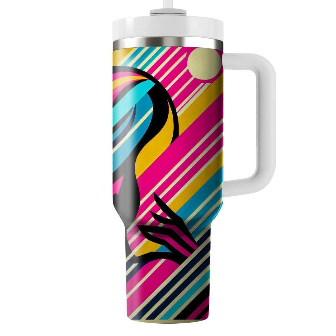 Fashion Forward Stripes  Tumbler Cups