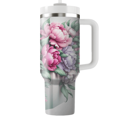 Pastel Peony Dream  Travel Tumblers