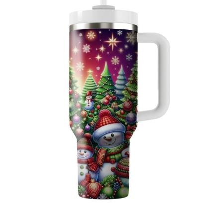 Winter Festive Nights  Travel Tumblers