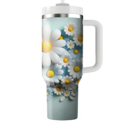 Charming Daisy Dream  Tumbler Cups