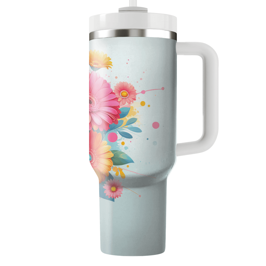 Bright Gerbera Daisies  Custom Tumblers